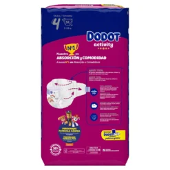 Activity Size 4 58 Units Diapers 12 Activity Size 4 58 Units Diapers -Baby Shower Store dodot activity size 4 58 units diapers 2