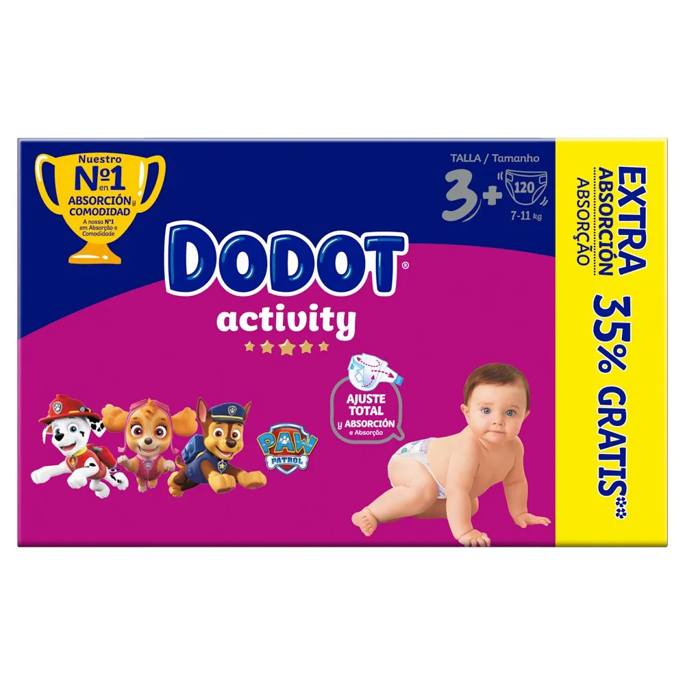 Box Diapers Activity Extra Size 3 120 Units 2 Box Diapers Activity Extra Size 3 120 Units - Image 2