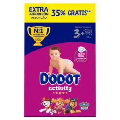 Box Diapers Activity Extra Size 3 120 Units 12 Box Diapers Activity Extra Size 3 120 Units -Baby Shower Store dodot box diapers activity extra size 3 120 units 2