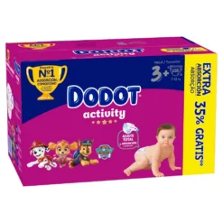 Box Diapers Activity Extra Size 3 120 Units