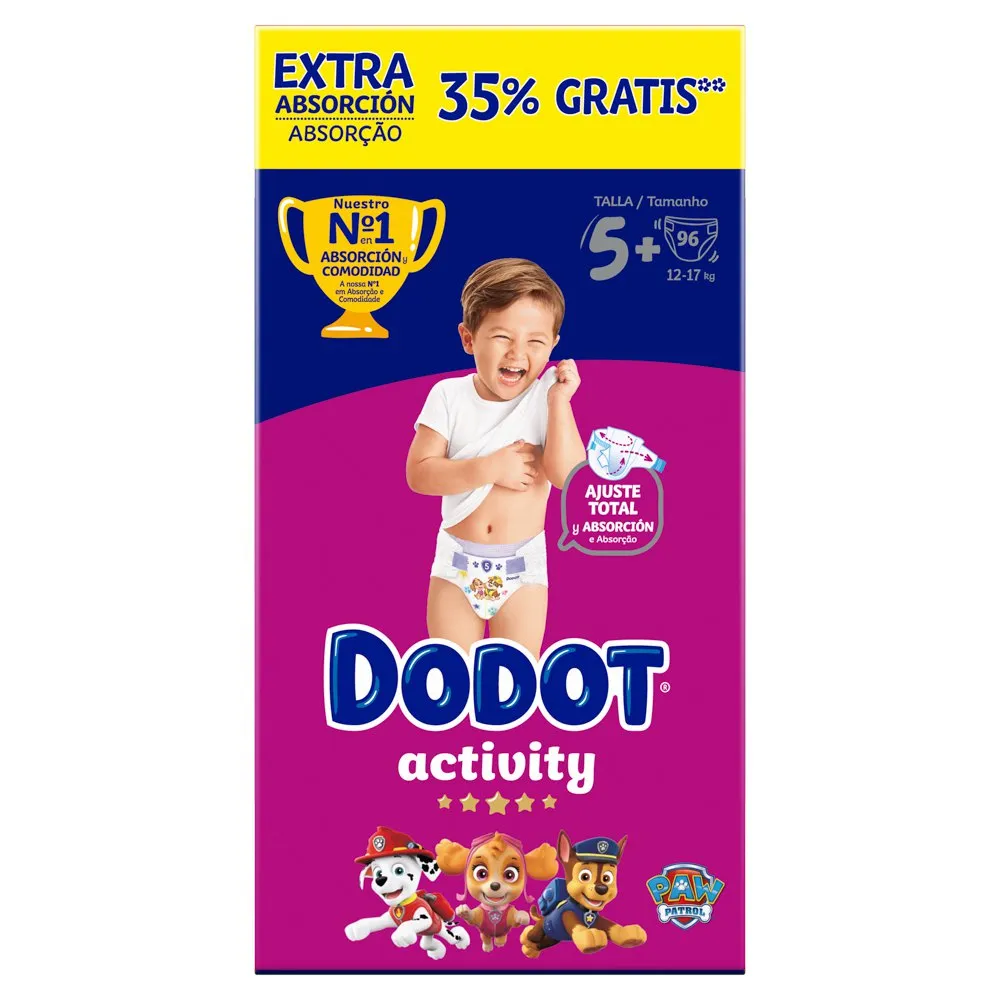 Box Diapers Activity Extra Size 5 96 Units 2 Box Diapers Activity Extra Size 5 96 Units - Image 2