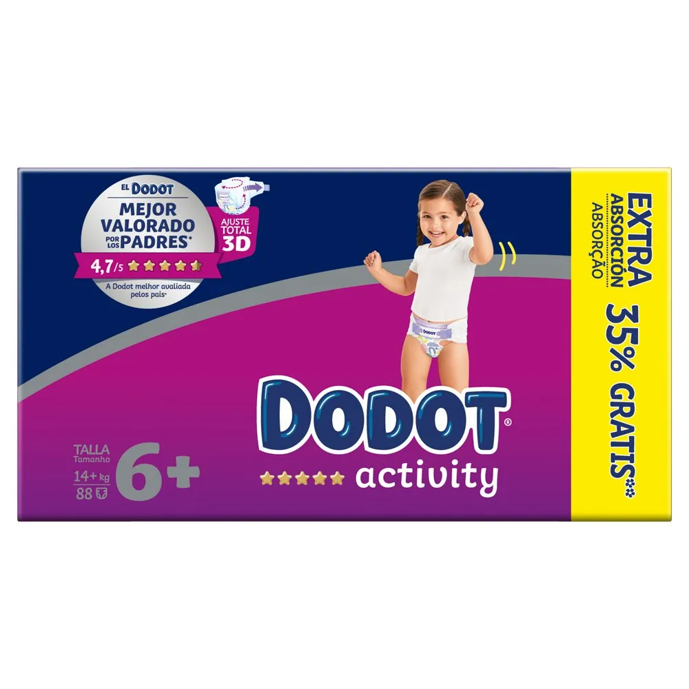 Box Diapers Activity Extra Size 6+ 88 Units 2 Box Diapers Activity Extra Size 6+ 88 Units - Image 2