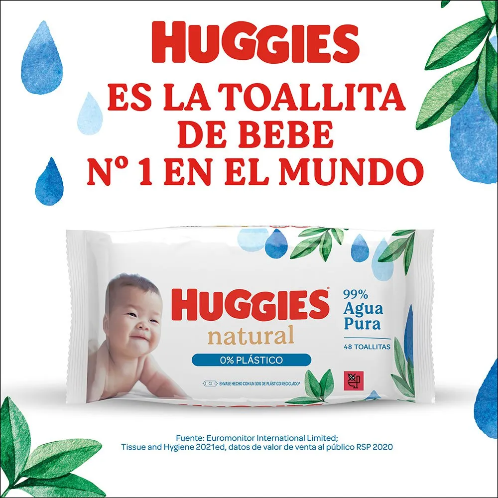 HUGGIES Biodegradable Wipes 384 Units 8 HUGGIES Biodegradable Wipes 384 Units - Image 8