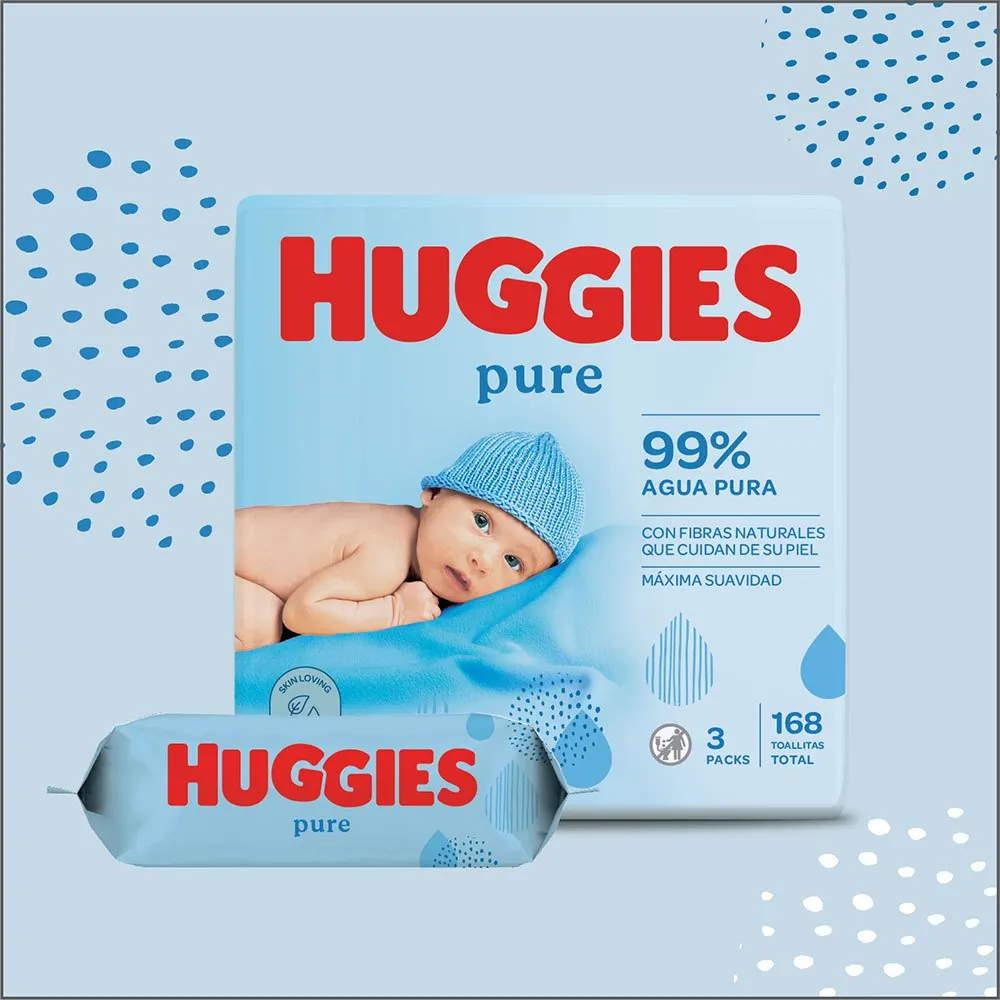 HUGGIES Pure Wipes 672 Units 2 HUGGIES Pure Wipes 672 Units - Image 2