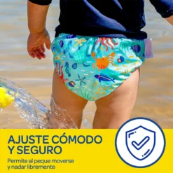 HLS Reusable Swim Diaper Size 5-6 Under The Sea -Baby Shower Store little swimmers hls reusable swim diaper size 5 6 under the sea 3