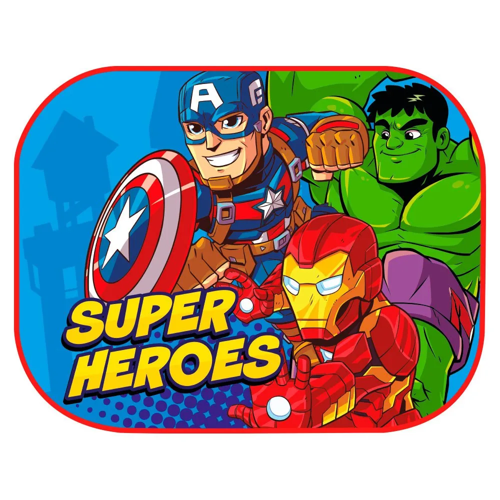 Marvel Super Heroes Sunshade For Car 44x35cm 2 Units 3 Marvel Super Heroes Sunshade For Car 44x35cm 2 Units - Image 3