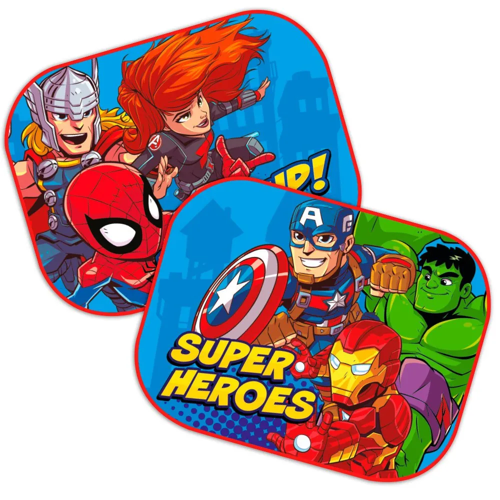 Marvel Super Heroes Sunshade For Car 44x35cm 2 Units 1 Marvel Super Heroes Sunshade For Car 44x35cm 2 Units