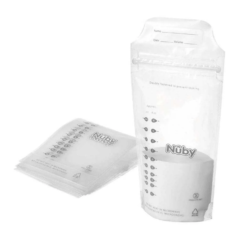 Nuby 25X 300ml Breast Milk Storage Bags 1 Nuby 25X 300ml Breast Milk Storage Bags