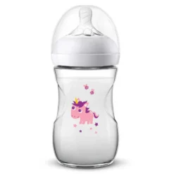 PHILIPS AVENT Natural Safari Unicorn 260ml Feeding Bottle -Baby Shower Store philips avent natural safari unicorn 260ml feeding bottle 2