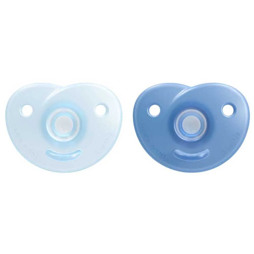 PHILIPS AVENT Soothies X2 Boy Pacifiers 2 PHILIPS AVENT Soothies X2 Boy Pacifiers - Image 2