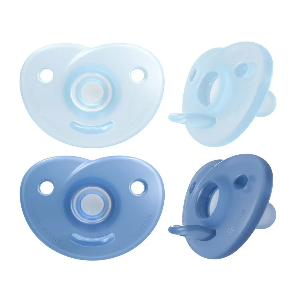PHILIPS AVENT Soothies X2 Boy Pacifiers 1 PHILIPS AVENT Soothies X2 Boy Pacifiers