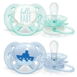 PHILIPS AVENT Ultra Soft X2 Boy Pacifiers