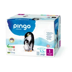 Ecological Diapers Size 1 New Born 54 Units