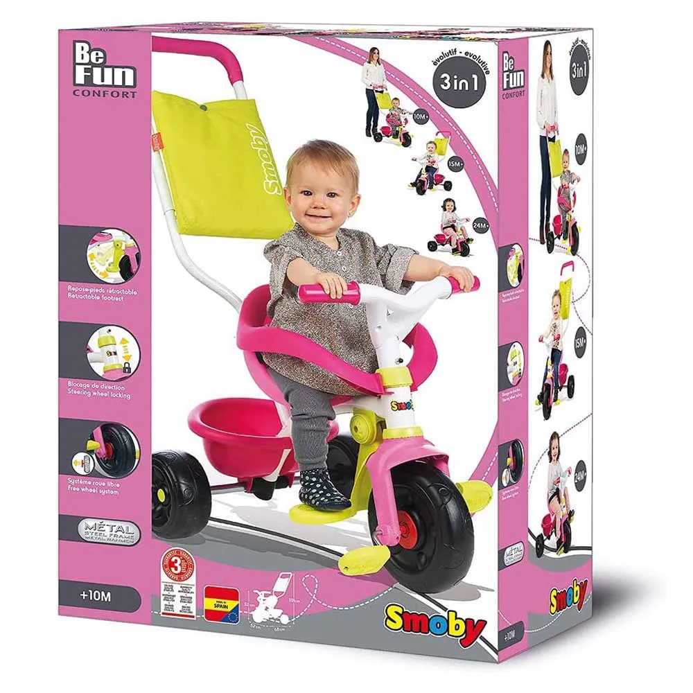 SMOBY Tricycle Be Fun Comfort 7 SMOBY Tricycle Be Fun Comfort - Image 7
