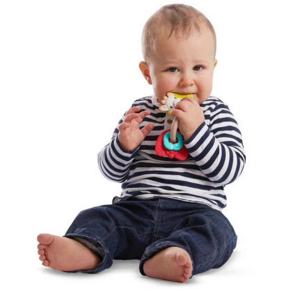 Sophie La Girafe So´Pure Natur´Chew Bioplastic And Natural Hevea Teether Rattle 2 Sophie La Girafe So´Pure Natur´Chew Bioplastic And Natural Hevea Teether Rattle - Image 2