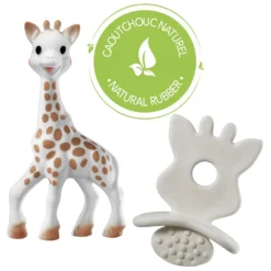 Sophie La Girafe Teether+Pacifier So´Pure 100% Hevea Natural 7 Sophie La Girafe Teether+Pacifier So´Pure 100% Hevea Natural -Baby Shower Store sophie la girafe teether pacifier sopure 100 hevea natural 3