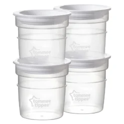 Tommee Tippee Breast Milk Pots X4
