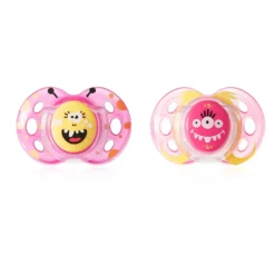 Tommee Tippee Fun Girl Pacifiers X2