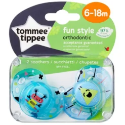 Tommee Tippee Fun Pacifiers X2 10 Tommee Tippee Fun Pacifiers X2 -Baby Shower Store tommee tippee fun pacifiers x2 4