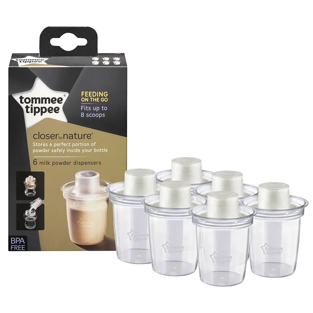 Tommee Tippee Milk Powder Dispensers 6 Units 1 Tommee Tippee Milk Powder Dispensers 6 Units