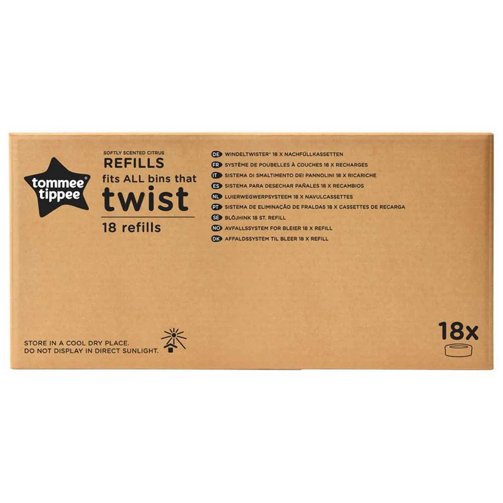 Tommee Tippee Sangenic Tec Twist Refill X18 3 Tommee Tippee Sangenic Tec Twist Refill X18 - Image 3
