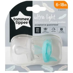 Tommee Tippee Ultra Light Pacifiers X2 10 Tommee Tippee Ultra Light Pacifiers X2 -Baby Shower Store tommee tippee ultra light pacifiers x2 4