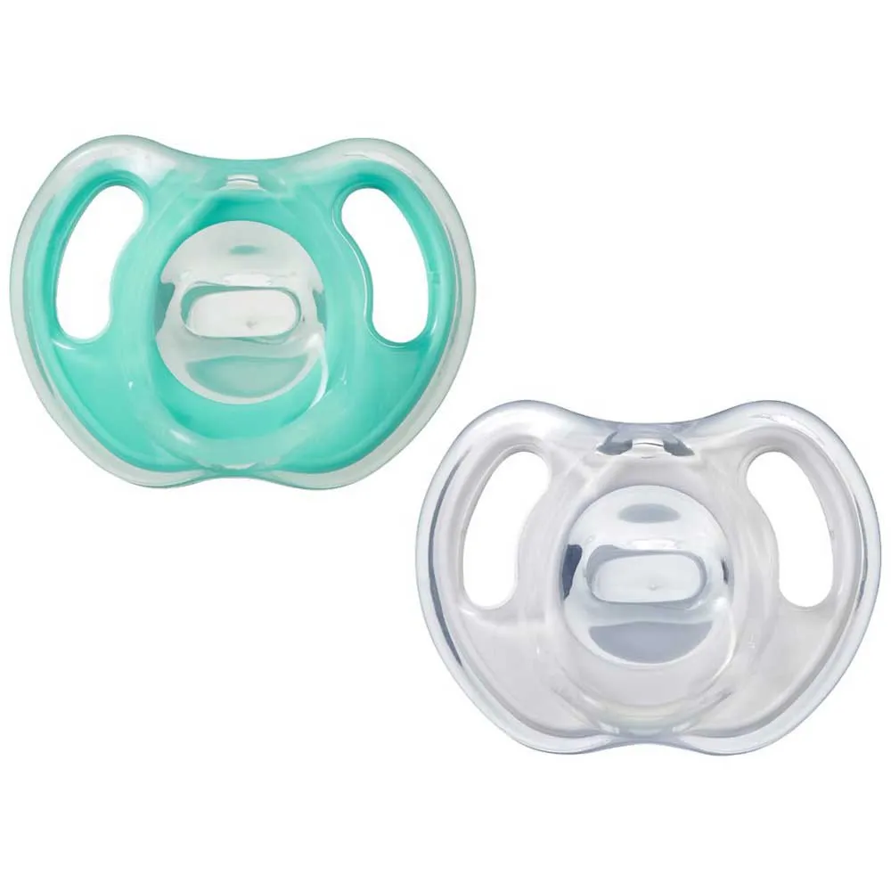 Tommee Tippee Ultra Light Pacifiers X2 1 Tommee Tippee Ultra Light Pacifiers X2